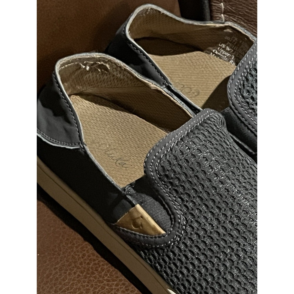 Olukai Womens Pehuea‎ Slip-On Sneakers Grey Sz 7 - Picture 2 of 6